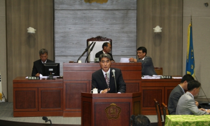 제5대 순창군의회 후반기 의장 당선